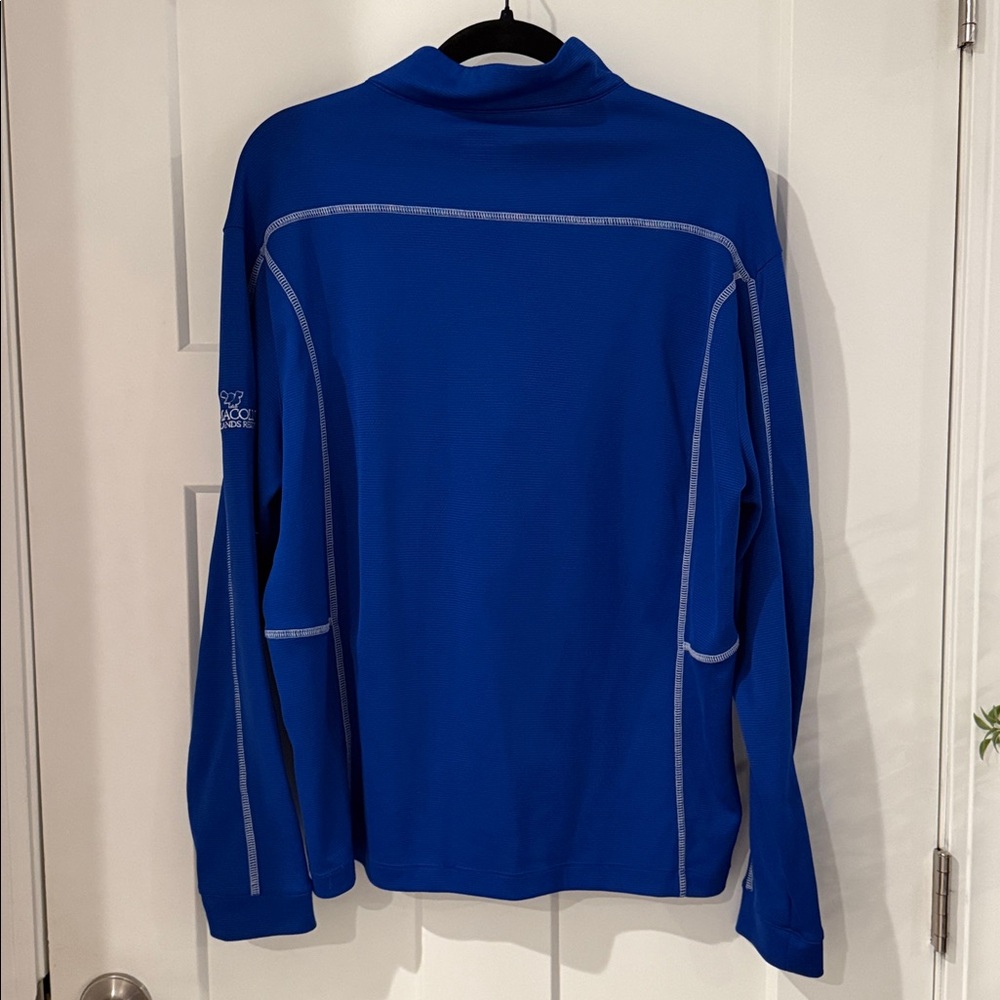 Columbia Golf WVU Mountaineers x Nemacolin Resort Quarter Zip Pullover - Picture 6 of 6